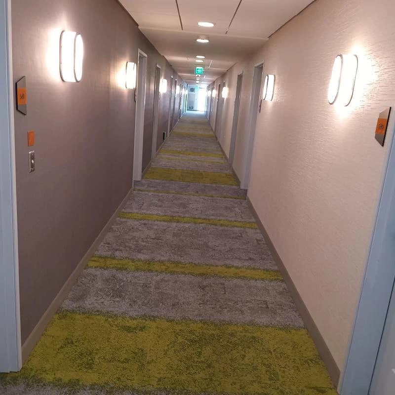 Commercial Corridor Carpet Restoration